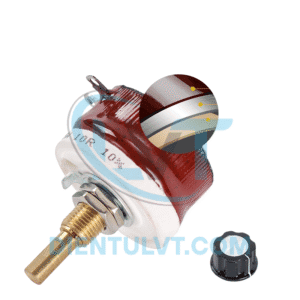 Biến trở BC1-500 500W 500Ω dây cuốn, điều chỉnh dòng, dùng cho máy công nghiệp công suất lớn.