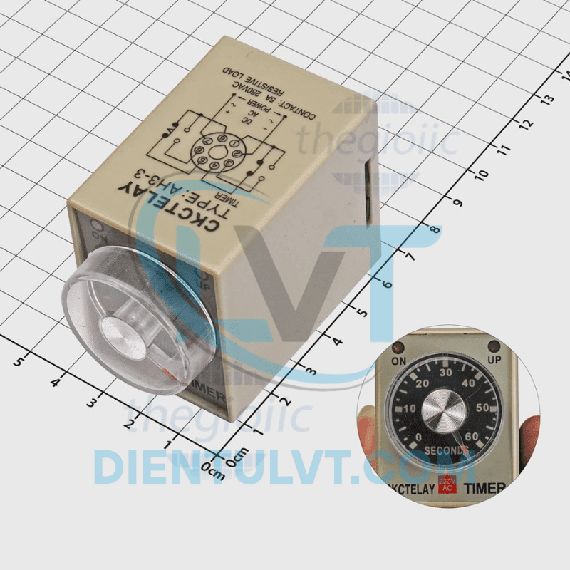 Bộ đặt thời gian AH3-3 220VAC