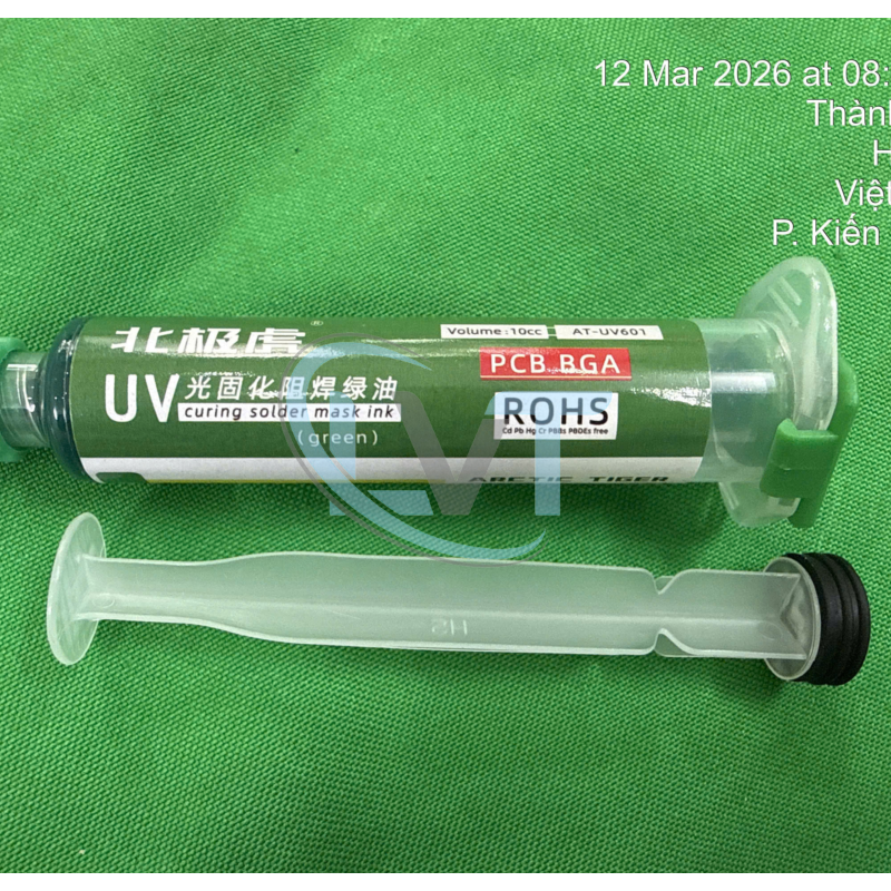 Chất chống hàn UV, màu xanh