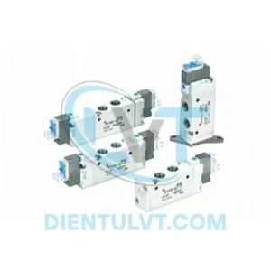 Van điện từ SMC VF3230-5D1-02, 5 cổng, 24VDC, cổng 1/4" BSPT, dùng hệ thống khí nén.