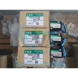 Van điện từ CKD FAG31-X1392 3 cổng, kích thước 28mm, dùng cho hệ thống khí nén tự động hóa.