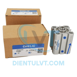 Xi lanh khí nén Chelic JD25x60 hành trình 60mm, đường kính 25mm